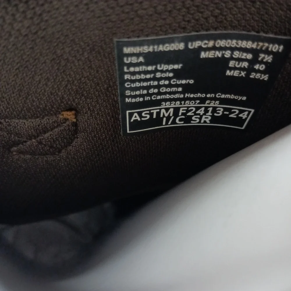 Herman Survivors Plower WP Pull On Steel Toe Work Boots Brown Men's Size 7.5 NWB
